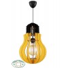 AMPUL 31'lik Dekoratif Ahşap Tavan Tekli Sarkıt Modern İç Mekan