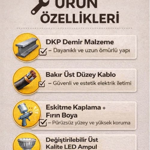 Zorro Dekoratif Oynar Başlı 3'lü Aplik Siyah & Eskitme Kaplama (Günışığı led ampuller dahildir!!!)