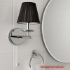 Esila Dekoratif Şapkalı Duvar Aplik Krom (İpli Anahtarlı) Modern İç Mekan