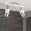 Lotus 2'li Dekoratif Krom Kaplama & Beyaz Modern Avize & Aplik (GÜNIŞIĞI LED AMPULLER DAHİLDİR...)