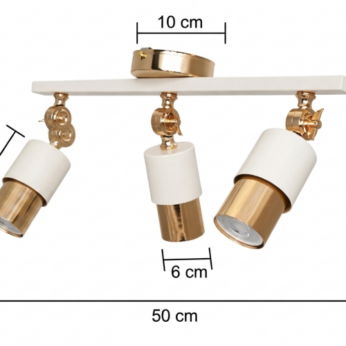 Lotus 3'lü Dekoratif Gold Kaplama & Krem Modern Avize & Aplik (GÜNIŞIĞI LED AMPULLER DAHİLDİR...)