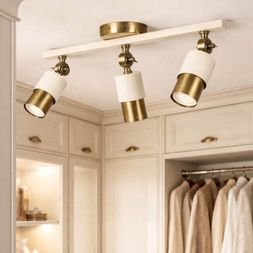 Lotus 3'lü Dekoratif Eskitme Kaplama & Krem Modern Avize & Aplik (GÜNIŞIĞI LED AMPULLER DAHİLDİR...)
