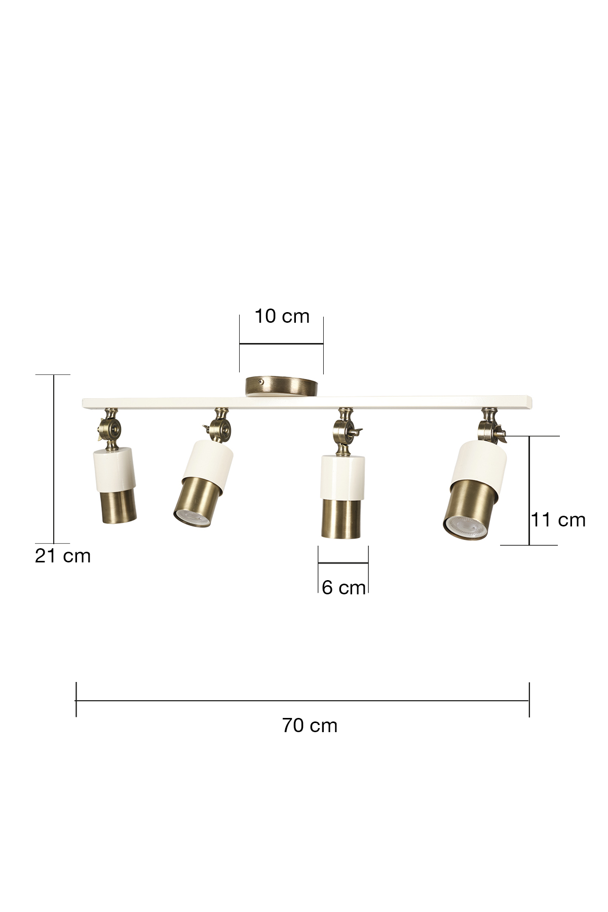 Lotus 4'lü Dekoratif Eskitme Kaplama & Krem Modern Avize & Aplik (GÜNIŞIĞI LED AMPULLER DAHİLDİR...)