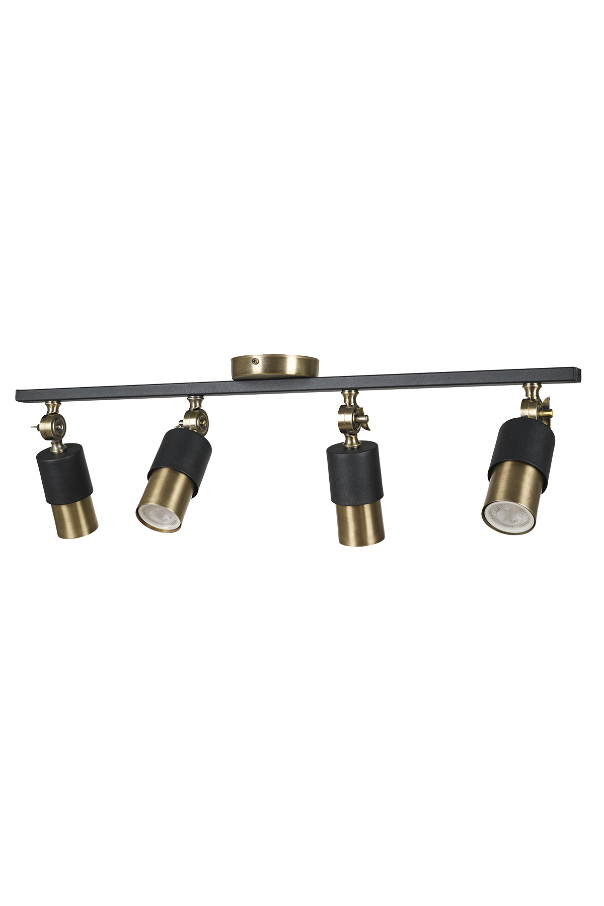Lotus 4'lü Dekoratif Eskitme Kaplama & Siyah Modern Avize & Aplik (GÜNIŞIĞI LED AMPULLER DAHİLDİR...)