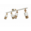 Lotus 4'lü Dekoratif Gold Kaplama & Krem Modern Avize & Aplik (GÜNIŞIĞI LED AMPULLER DAHİLDİR...)