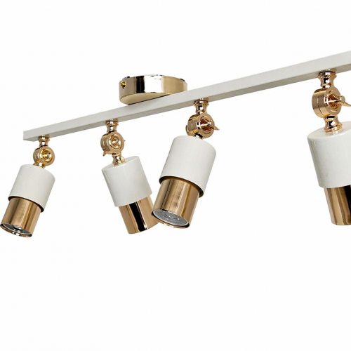 Lotus 4'lü Dekoratif Gold Kaplama & Krem Modern Avize & Aplik (GÜNIŞIĞI LED AMPULLER DAHİLDİR...)