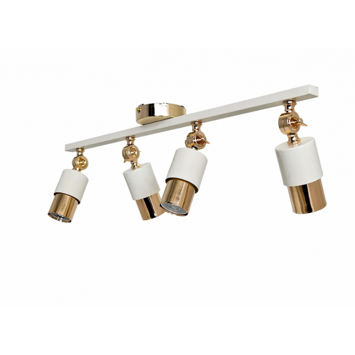 Lotus 4'lü Dekoratif Gold Kaplama & Krem Modern Avize & Aplik (GÜNIŞIĞI LED AMPULLER DAHİLDİR...)