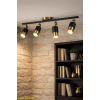 Lotus 4'lü Dekoratif Eskitme Kaplama & Siyah Modern Avize & Aplik (GÜNIŞIĞI LED AMPULLER DAHİLDİR...)