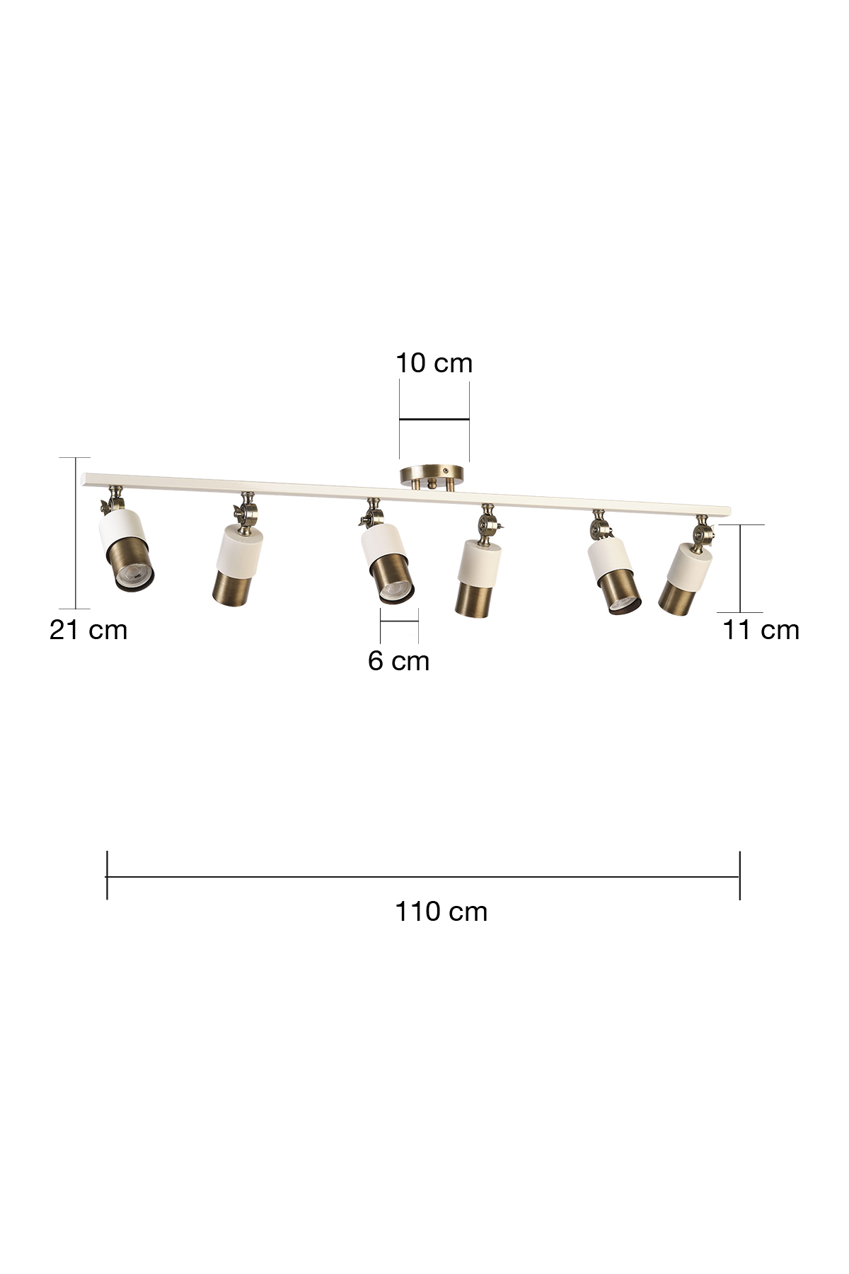 Lotus 6'lı Dekoratif Eskitme Kaplama & Krem Modern Avize & Aplik (GÜNIŞIĞI LED AMPULLER DAHİLDİR...)