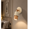 Lotus Tekli Dekoratif Gold Kaplama & Krem Hareketli Duvar Aplik (GÜNIŞIĞI LED AMPUL DAHİLDİR...)