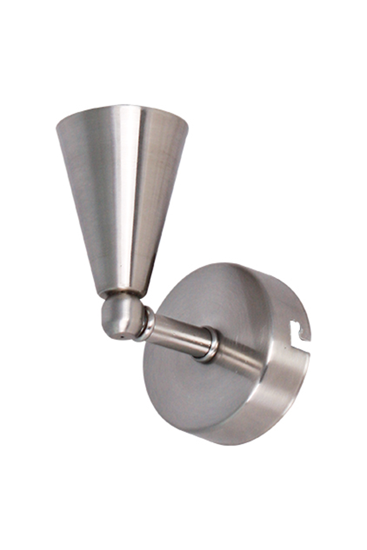 Merkür Tekli Dekoratif Mat Krom Metal Modern Duvar Aplik Iç Mekan (GÜNIŞIĞI LED AMPUL DAHİLDİR!!!)