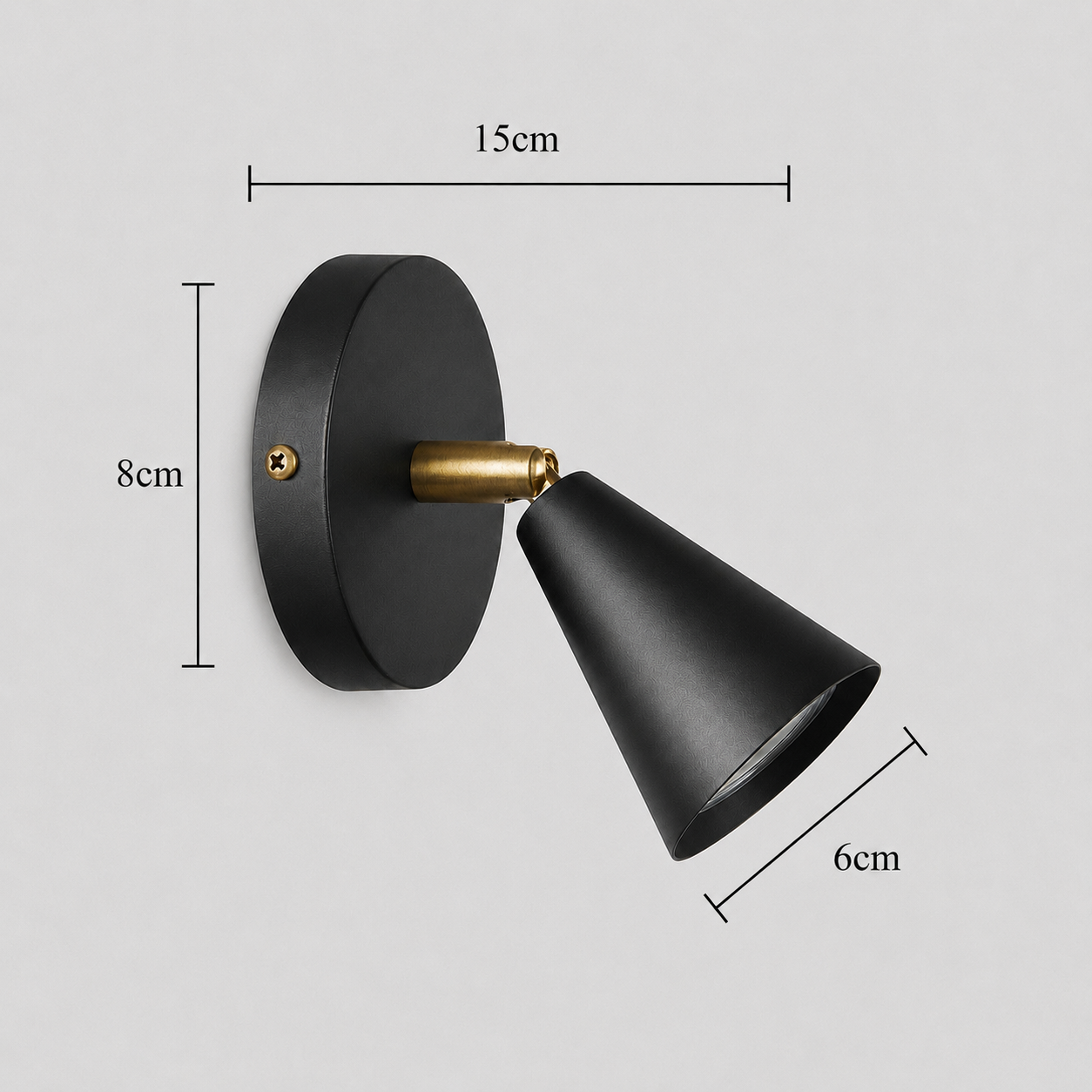 Merlin Dekoratif Hareketli Siyah & Eskitme Modern Metal Duvar Aplik İç Mekan (GÜNIŞIĞI LED AMPUL DAHİLDİR...)