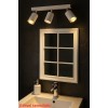 Neron Dekoratif 3'lü Metal Aplik Beyaz Hareketli Modern İç Mekan (Günışığı led ampuller dahildir!!!)