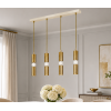 Petra 4'lü Dekoratif Krem & Gold Kaplama Tavan Sıralı Sarkıt Modern Avize İç Mekan (GÜN IŞIĞI LED AMPULLER DAHİLDİR...)