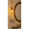Point Dekoratif İthal Duy Kılıflı Tekli Sarkıt Avize Modern Iç Mekan (RUSTİK LED AMPUL DAHİLDİR!!!)