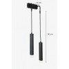 Sarissa 2'li Dekoratif Siyah Metal Modern Duvar Aplik İç Mekan (GÜNIŞIĞI LED AMPULLER DAHİLDİR...)