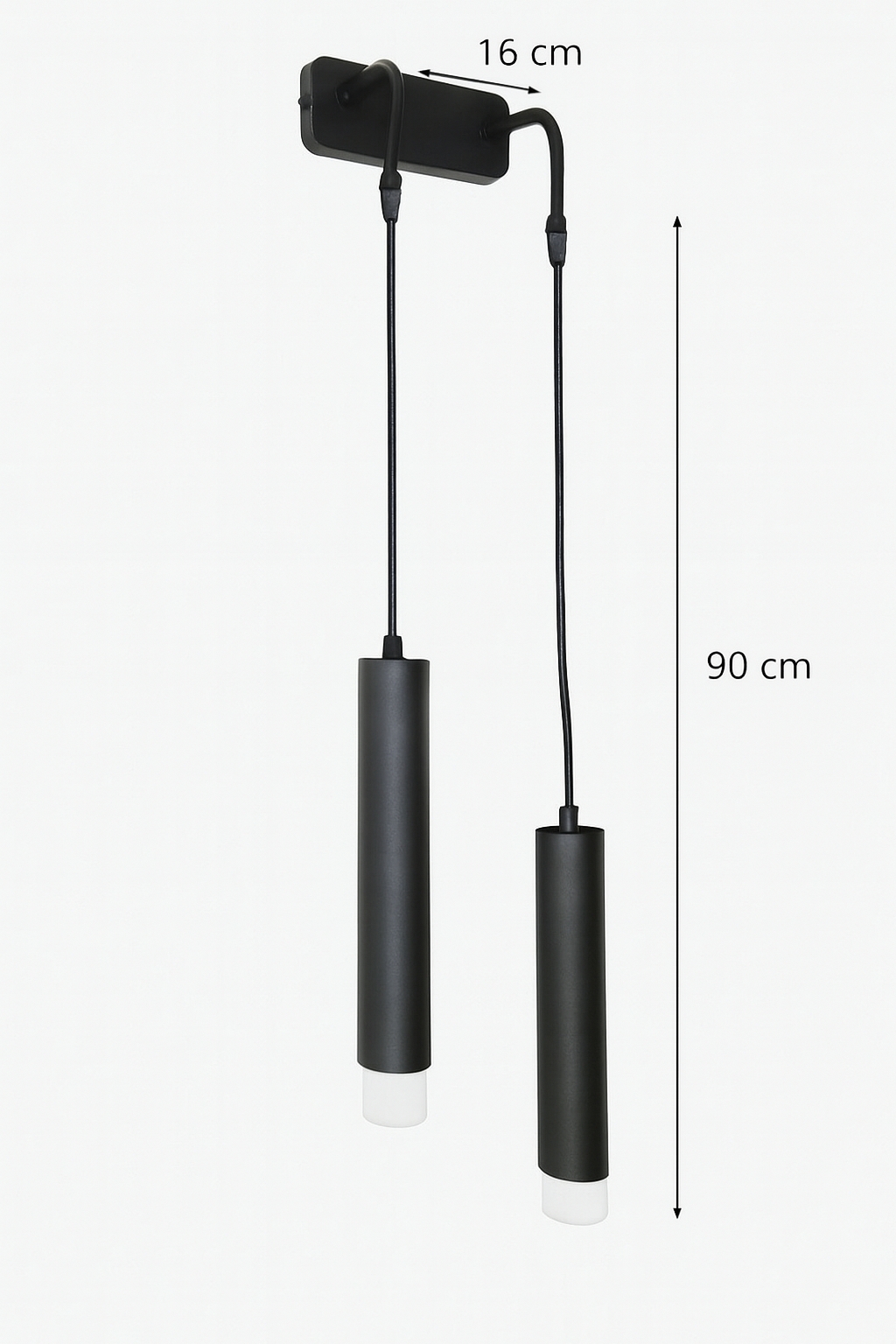 Sarissa 2'li Dekoratif Siyah Metal Modern Duvar Aplik İç Mekan (GÜNIŞIĞI LED AMPULLER DAHİLDİR...)
