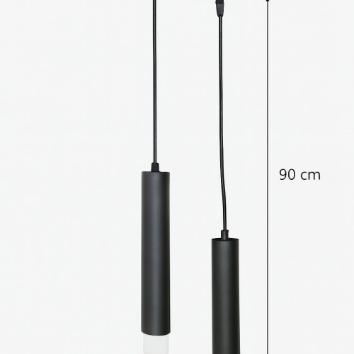 Sarissa 2'li Dekoratif Siyah Metal Modern Duvar Aplik İç Mekan (GÜNIŞIĞI LED AMPULLER DAHİLDİR...)
