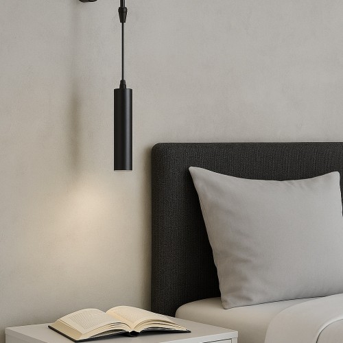 Serena Tekli Dekoratif Siyah Metal Modern Duvar Aplik İç Mekan (GÜNIŞIĞI LED AMPUL DAHİLDİR...)