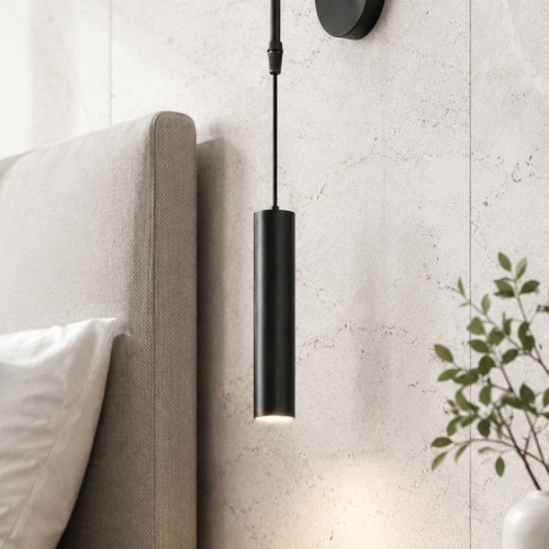 Serena Tekli Dekoratif Siyah Metal Modern Duvar Aplik İç Mekan (GÜNIŞIĞI LED AMPUL DAHİLDİR...)