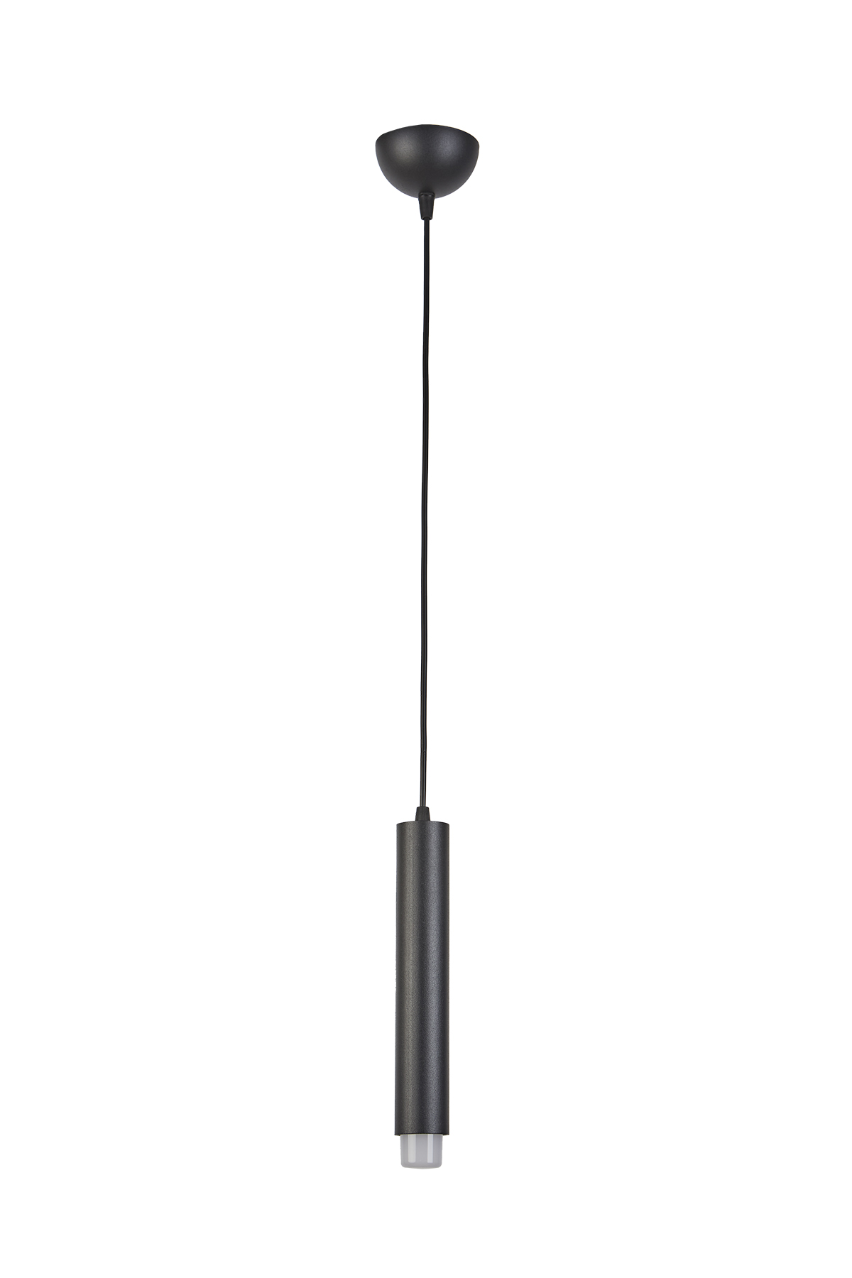 Sarissa Dekoratif Metal Tavan Sarkıt Tekli Siyah Modern Avize İç Mekan (GÜNIŞIĞI LED AMPUL DAHİLDİR...)