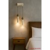 Sparg 2'li Dekoratif Krem & Eskitme Metal Modern Duvar Aplik İç Mekan (GÜNIŞIĞI LED AMPULLER DAHİLDİR...)