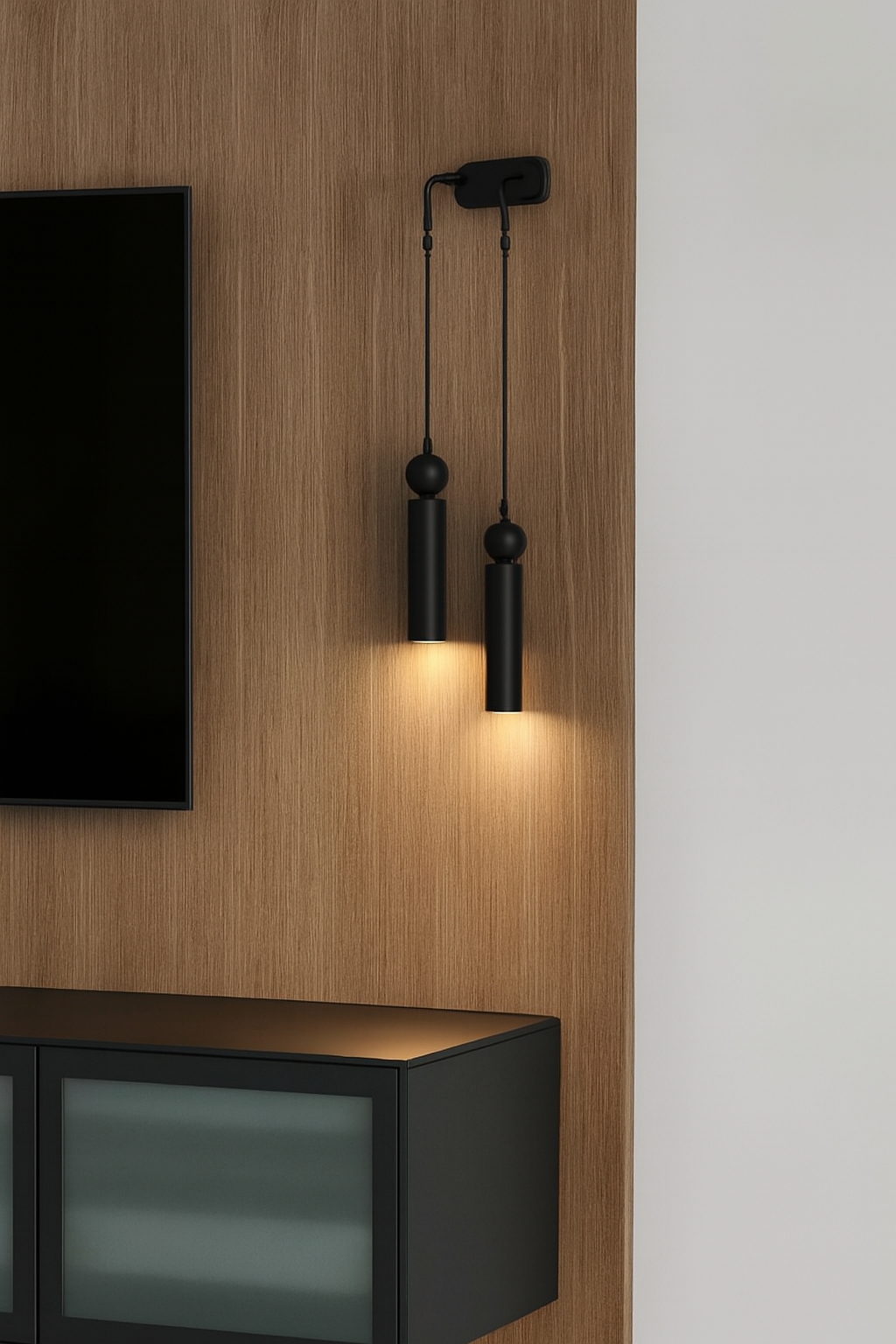 Sparg 2'li Dekoratif Siyah Metal Modern Duvar Aplik İç Mekan (GÜNIŞIĞI LED AMPULLER DAHİLDİR...)