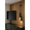 Sparg 2'li Dekoratif Siyah Metal Modern Duvar Aplik İç Mekan (GÜNIŞIĞI LED AMPULLER DAHİLDİR...)