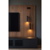 Sparg 2'li Dekoratif Siyah Metal Modern Duvar Aplik İç Mekan (GÜNIŞIĞI LED AMPULLER DAHİLDİR...)