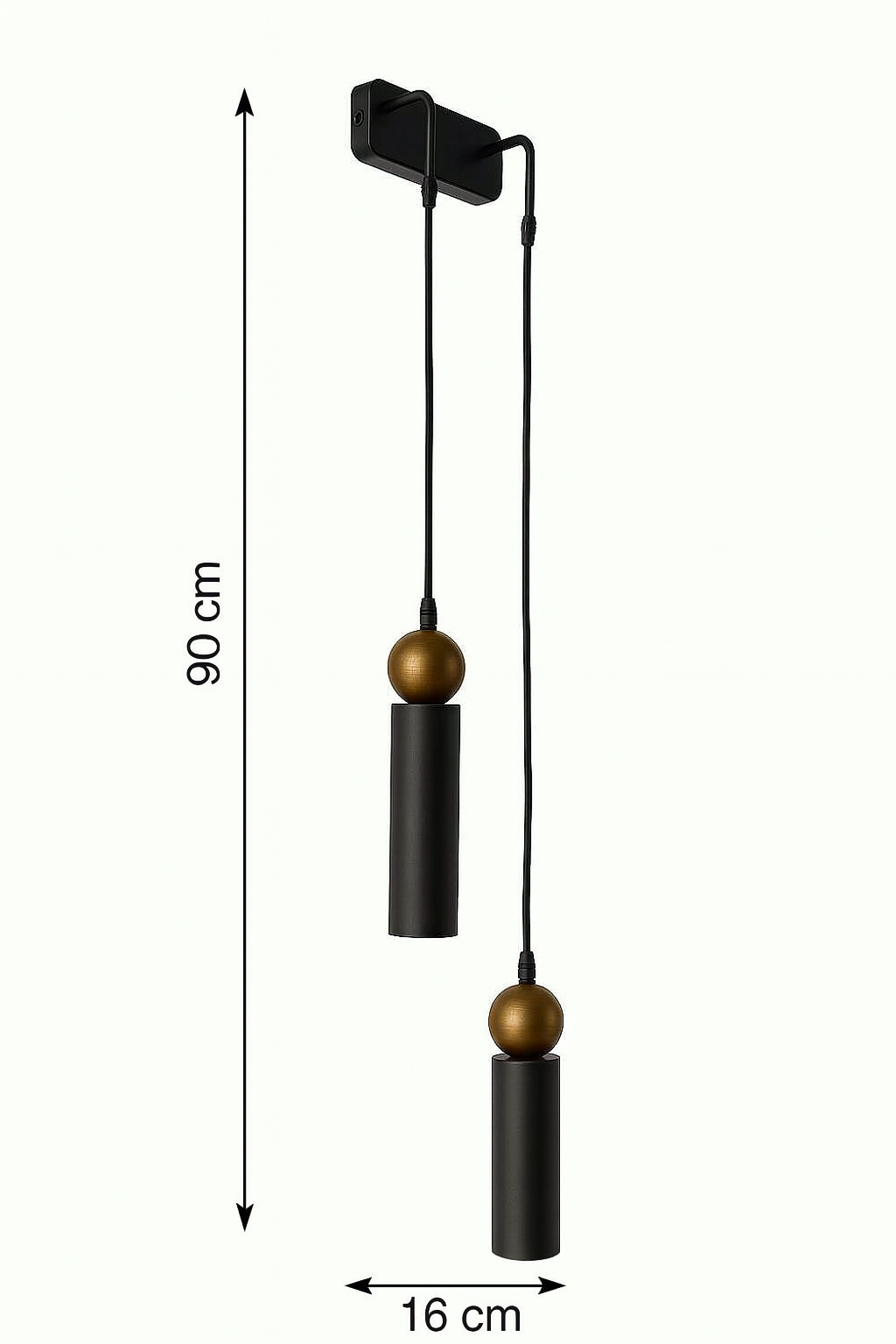 Sparg 2'li Dekoratif Siyah & Eskitme Metal Modern Duvar Aplik İç Mekan (GÜNIŞIĞI LED AMPULLER DAHİLDİR...)