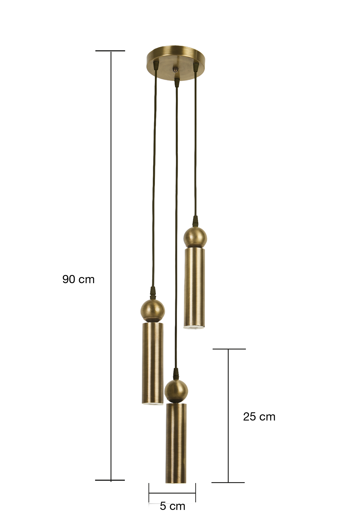 Sparg 3'lü Dekoratif Eskitme Kaplama Metal Tavan Sarkıt Modern Avize (GÜN IŞIĞI LED AMPULLER DAHİLDİR...)