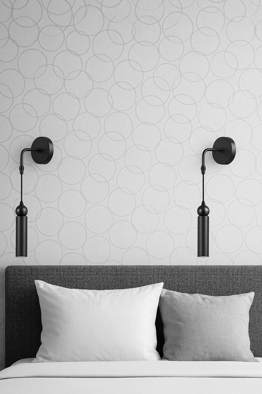Sparg Tekli Dekoratif Siyah Metal Modern Duvar Aplik İç Mekan (GÜNIŞIĞI LED AMPUL DAHİLDİR...)
