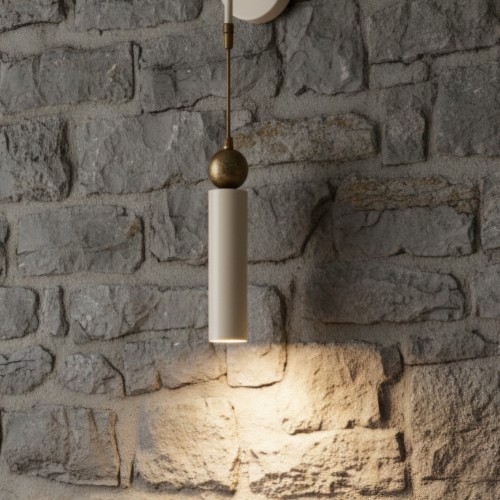 Sparg Tekli Dekoratif Krem & Eskitme Metal Modern Duvar Aplik İç Mekan (GÜNIŞIĞI LED AMPUL DAHİLDİR...)