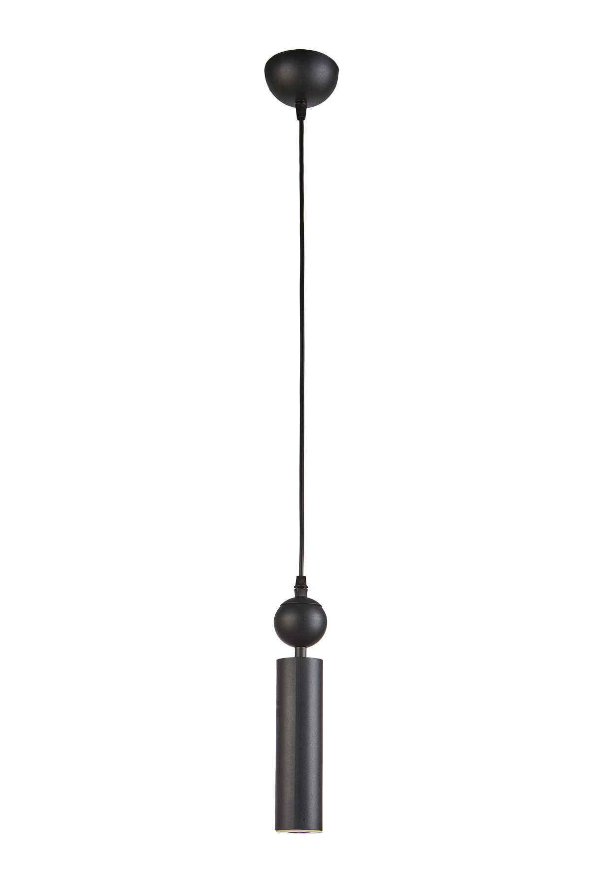 Sparg Dekoratif Siyah Modern Metal Tavan Sarkıt Tekli Avize İç Mekan (GÜNIŞIĞI LED AMPUL DAHİLDİR...)